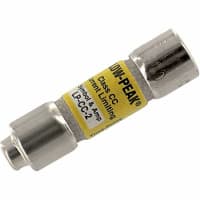 Bussmann by Eaton Fuse, Cylinder, Time-Delay, Class CC, 2A, 600VAC/300DC, 38.1x10.3mm, Cartridge