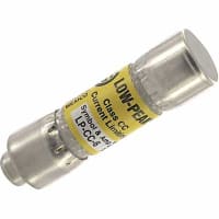 Bussmann by Eaton Fuse, Cylinder, Time-Delay, Class CC, 6A, 600VAC/150DC, 38.1x10.3mm, Cartridge