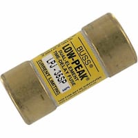 Bussmann by Eaton Fuse, Cylinder, Time Lag, 35A, Class J, 1.06x2.38", Cartridge, 600/300VAC/VDC