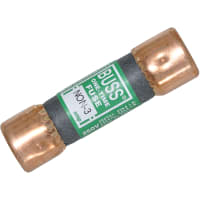 Bussmann by Eaton Fuse, 3 A, 250 VAC, 2 in., 0.56 in., Bussmann, NON Series