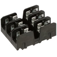 Bussmann by Eaton CC FUSE BLOCK W/ SCREW & QC - 3 POLE