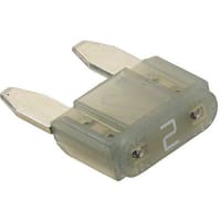 Bussmann by Eaton Fuse, Automotive, Fast Acting, 2A, 0.43x0.15x0.642", Plastic-Gray, Blade, 32VDC