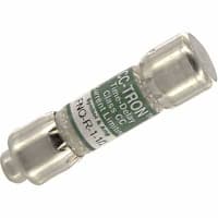 Bussmann by Eaton Fuse, Class CC, Time-Delay, 1-1/2 A, 600 VAC, 0.41 +/-0.005 in., CC-Tron/FNQ-R