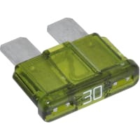 Bussmann by Eaton Fuse Automotive Fast Acting 30A 19.1x19.3x5.25 mm Plastic-Green Blade 32 VDC