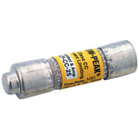 Bussmann by Eaton Fuse, Cylinder, Time-Delay, Class CC, 12A, 600VAC/150DC, 38.1x10.3mm, Cartridge