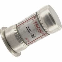 Bussmann by Eaton Fuse, Class T, Fast Acting, 35 A, 600 VAC, 0.81 in. +/-0.04, 1.56 in. +/-0.04