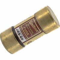 Bussmann by Eaton Fuse, Class J, Quick-Acting, 60 A, 175 VDC, 1.06 +/-0.03 in.