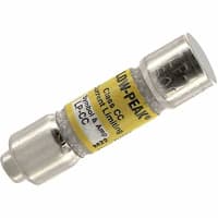 Bussmann by Eaton Fuse, Cylinder, Time-Delay, Class CC, 9A, 600VAC/150DC, 38.1x10.3mm, Cartridge