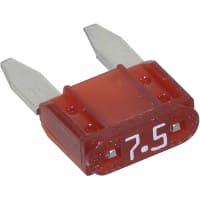 Bussmann by Eaton Fuse Automotive Fast Acting 7.5A Dims 0.43x0.15x0.642" Plastic-Brown Blade 32VDC