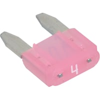 Bussmann by Eaton Fuse Automotive Fast Acting 4A Dims 0.43x0.15x0.642" Plastic-Pink Blade 32VDC