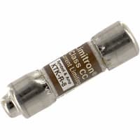 Bussmann by Eaton Fast-Acting Fuse, Class CC, 8A, Current-Limiting, Dual Ferrule, KTK-R Series