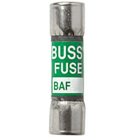 Bussmann by Eaton Fuse, Cylinder, Fast Acting, 0.5 A, 5AG, 0.41x1.5 in, Fiber, Cartridge, 250 VAC