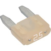 Bussmann by Eaton Fuse Automotive Fast Acting 25A Dims 0.43x0.15x0.642" Plastic-Clear Blade 32VDC