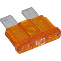 Bussmann by Eaton Fuse Automotive Fast Acting 40A 19.1x19.3x5.25 mm Plastic-Orange Blade 32 VDC