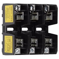 Bussmann by Eaton Accessory, Fuse Block, Modular, Ferrule, Class J, 600V, 0-30A, JM60 Series