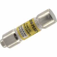 Bussmann by Eaton Fuse, Cylinder, Time-Delay, Class CC, 1.5A, 600VAC/300DC, 38.1x10.3mm, Cartridge