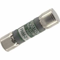 Bussmann by Eaton Fuse, Cylinder, Time Lag, 3.5 A, 5AG, 0.41x1.5 in, Fiber Tube, Cartridge, 250VAC