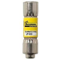 Bussmann by Eaton Fuse, Cylinder, Time-Delay, Class CC, 0.6A, 600VAC/300DC, 38.1x10.3mm, Cartridge