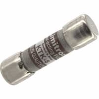 Bussmann by Eaton Fast Acting Fuse, Supplemental, 600VAC, 8A, KTK Series