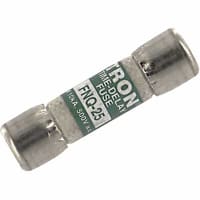 Bussmann by Eaton Fuse, Cylinder, Time Lag, 25A, 5AG, 0.4063x1.5 in, Fiber Tube, Cartridge, 500VAC