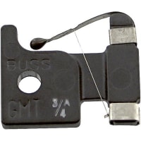 Bussmann by Eaton Fuse, Indicating/Telecom, Fast Acting, 0.75A, Dims 0.81x0.688", Thermoplastic