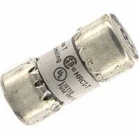 Bussmann by Eaton Fuse, Fast Acting, 10 A, 300 VAC, 0.41 in. +/-0.02, 0.88 in. +/-0.02, JJN