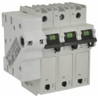 Bussmann by Eaton Compact Circuit Protectort;Non-Fuse;W/Side Mount Mechanism;Left Side;3 Pole;30A