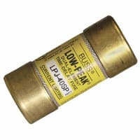 Bussmann by Eaton Fuse, Cylinder, Time Lag, 40A, Class J, 1.06x2.38", Cartridge, 600/300VAC/VDC