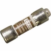 Bussmann by Eaton Fast-Acting Fuse, Class CC, 10A, Current-Limiting, Dual Ferrule, KTK-R Series