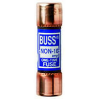 Bussmann by Eaton Fuse, 10 A, 250 VAC, 2 in., 0.56 in., Bussmann