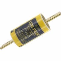 Bussmann by Eaton Fuse, Low Peak, 125 A, 600 VAC/300 VDC, 1.63 in., 5.75 in., Yellow