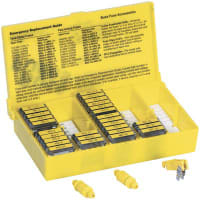 Bussmann by Eaton Fuse Kit, 140 Piece, 125/250V, Holders, Clips, and Fuse Puller, NO Series