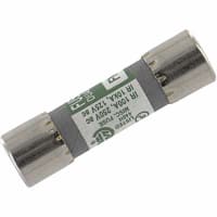 Bussmann by Eaton Fuse, Cylinder, Time Lag, 2.5 A, 5AG, 0.41x1.5 in, Fiber Tube, Cartridge, 250VAC