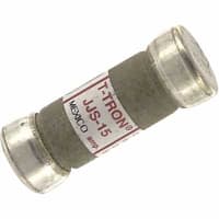 Bussmann by Eaton Fuse, Class T, Fast Acting, 15 A, 600 VAC, 0.56 in. +/-0.04, 1.5 in. +/-0.04