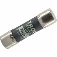 Bussmann by Eaton Fuse, Cylind., Time Lag, .125A, 5AG, 0.4063x1.5in, Fiber Tube, Cartridge, 500VAC