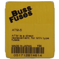 Bussmann by Eaton ATM MINI BLADE FUSE - 5 AMP (5 in TIN)