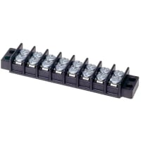 Bussmann by Eaton Terminal Block;Double Row;3 Pole;#6-32 Screw Size;300V;30A