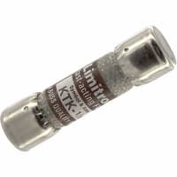 Bussmann by Eaton Fast Acting Fuse, Supplemental, 600VAC, 1/8A, KTK Series