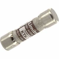 Bussmann by Eaton Fast Acting Fuse, Supplemental, 600VAC, 1/4A, KTK Series