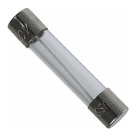 Bussmann by Eaton Fuse Cylinder Time Delay 15/100 A F02/3AG Glass Cartridge 250 V Silver