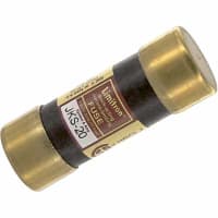 Bussmann by Eaton Fuse, Class J, Quick-Acting, 20 A, 200 VDC, 0.81 +/-0.03 in.