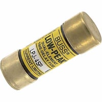 Bussmann by Eaton Fuse, Cylinder, Time Lag, 4A, Class J, Dim 0.81x2.25", Cartridge, 600/300VAC/VDC