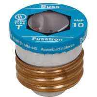 Bussmann by Eaton FUSETRON PLUG FUSE