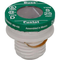 Bussmann by Eaton FUSTAT DUAL ELEMENT PLUG