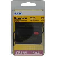 Bussmann by Eaton HI AMP TYPE 3 BREAKER - 150 AMP - 1/CLAM