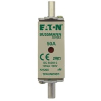 Bussmann by Eaton NH FUSE 50AMP 500V aM SIZE 000