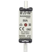 Bussmann by Eaton NH FUSE 50AMP 500V SIZE 000 GG IMGL