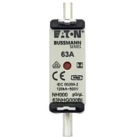 Bussmann by Eaton NH FUSE 63AMP 500V SIZE 000 GG IMGL