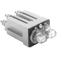 Bussmann by Eaton Military Qualified Panel-Mount F02 and F03 Fuse Holder, 30A, 250V