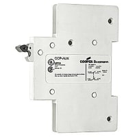 Bussmann by Eaton Fuse Holder Auxillary Contacts, 5A, Din Rail, 10 x 38mm Fuse, 240VAC, CCP Series